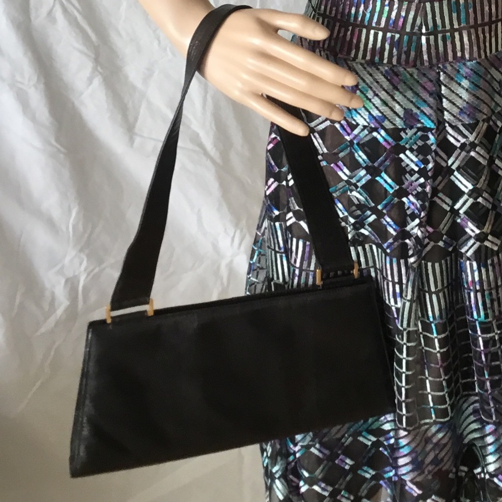 Kenneth Cole Black Leather Bag